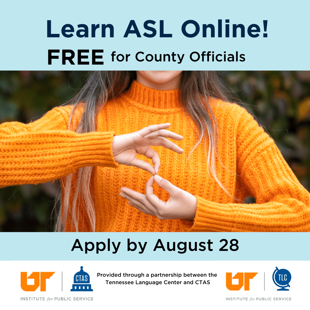 Register by August 28 American Sign Language Class UT County